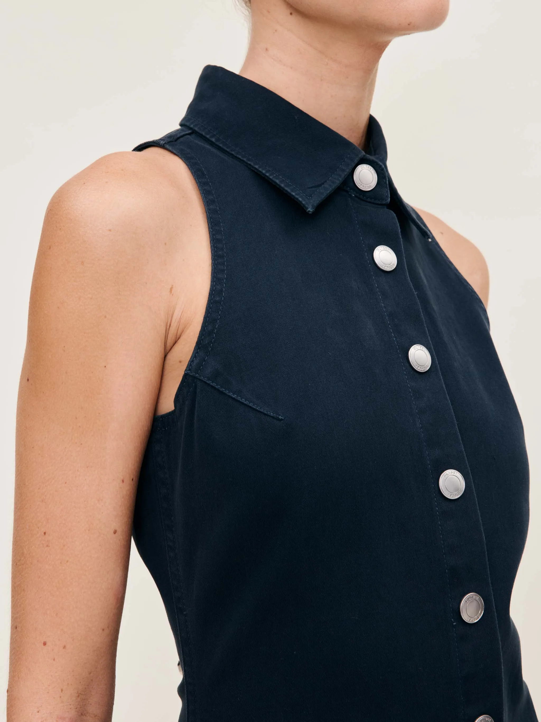 Payton Dress Mini | Bright Navy sold by DL1961 product image thumbnail 5