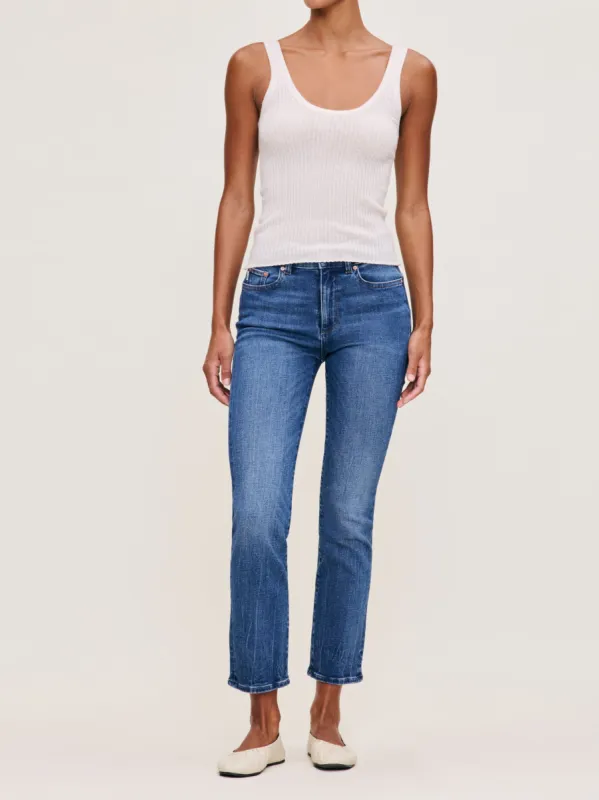 Mara Straight Mid Rise Instasculpt™ Ankle Jeans | Palm Springs sold by DL1961