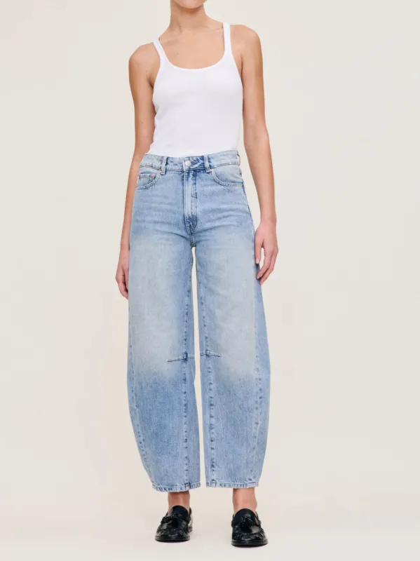 Miro Barrel High Rise 28" Jeans | Tinted Light sold by DL1961