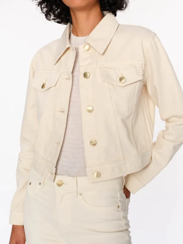 Vika Denim Jacket | Ecru sold by DL1961