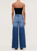 Hepburn Wide Leg Mid Rise 32" Jeans | Blue Harbor sold by DL1961