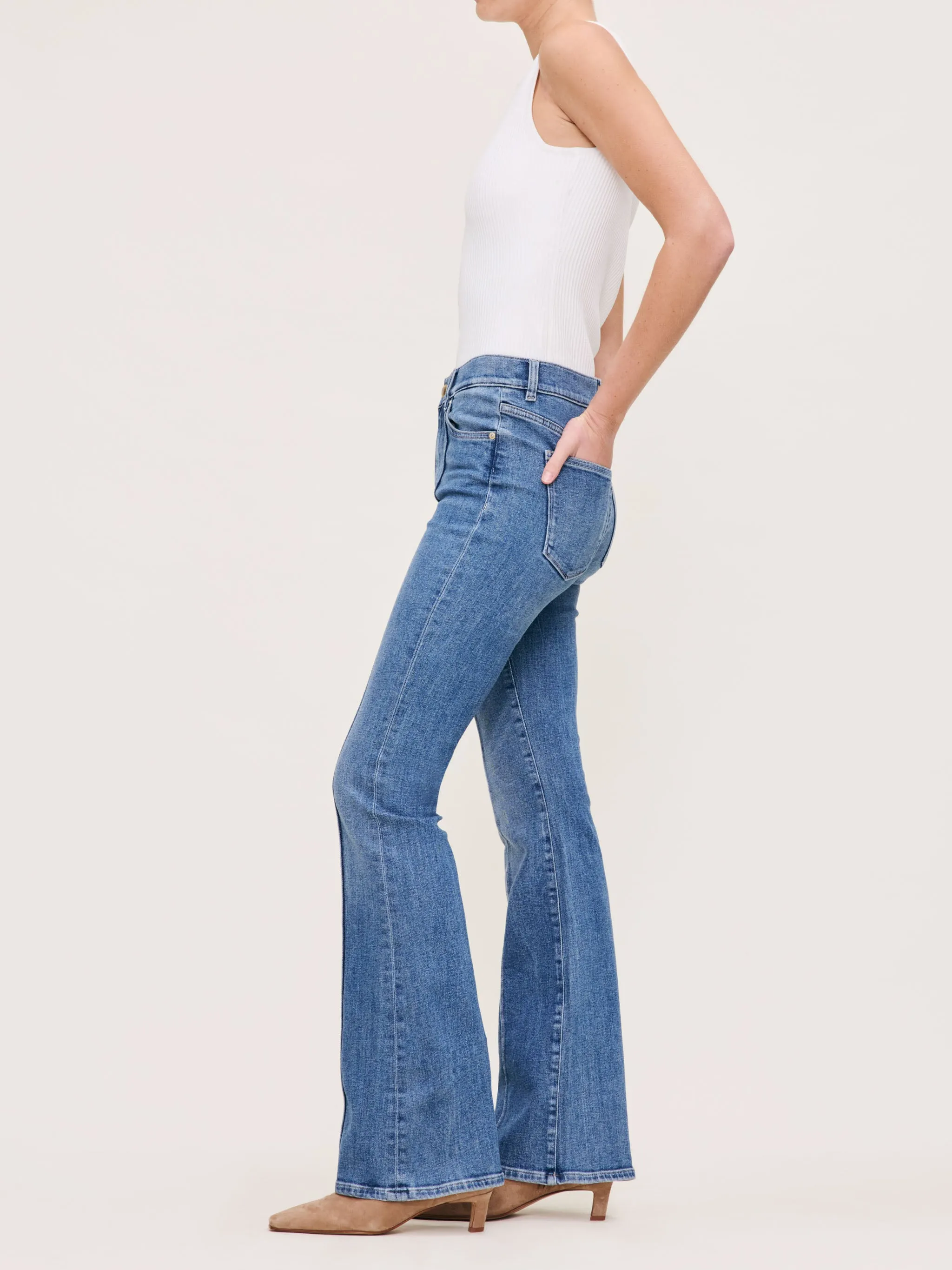 Bridget Boot High Rise Instasculpt™ 33" Jeans | Wythe sold by DL1961 product image thumbnail 3