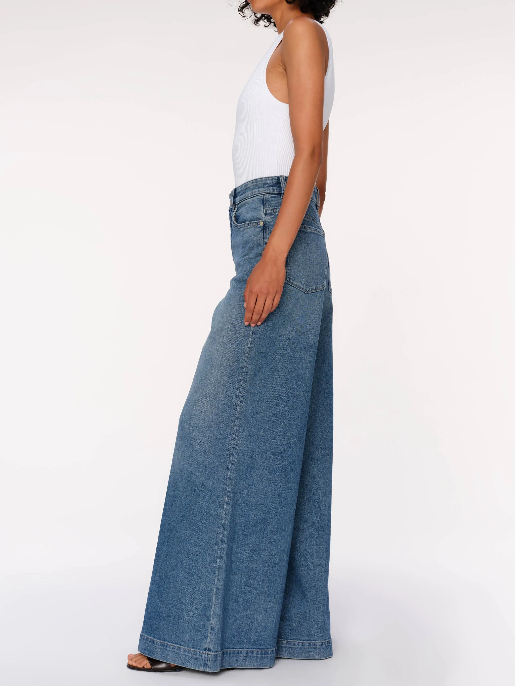 Lucila Ultra Wide Leg High Rise 33" | Wythe sold by DL1961 product image thumbnail 3
