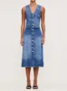 Alma Denim Skirt Button Front | Wythe sold by DL1961