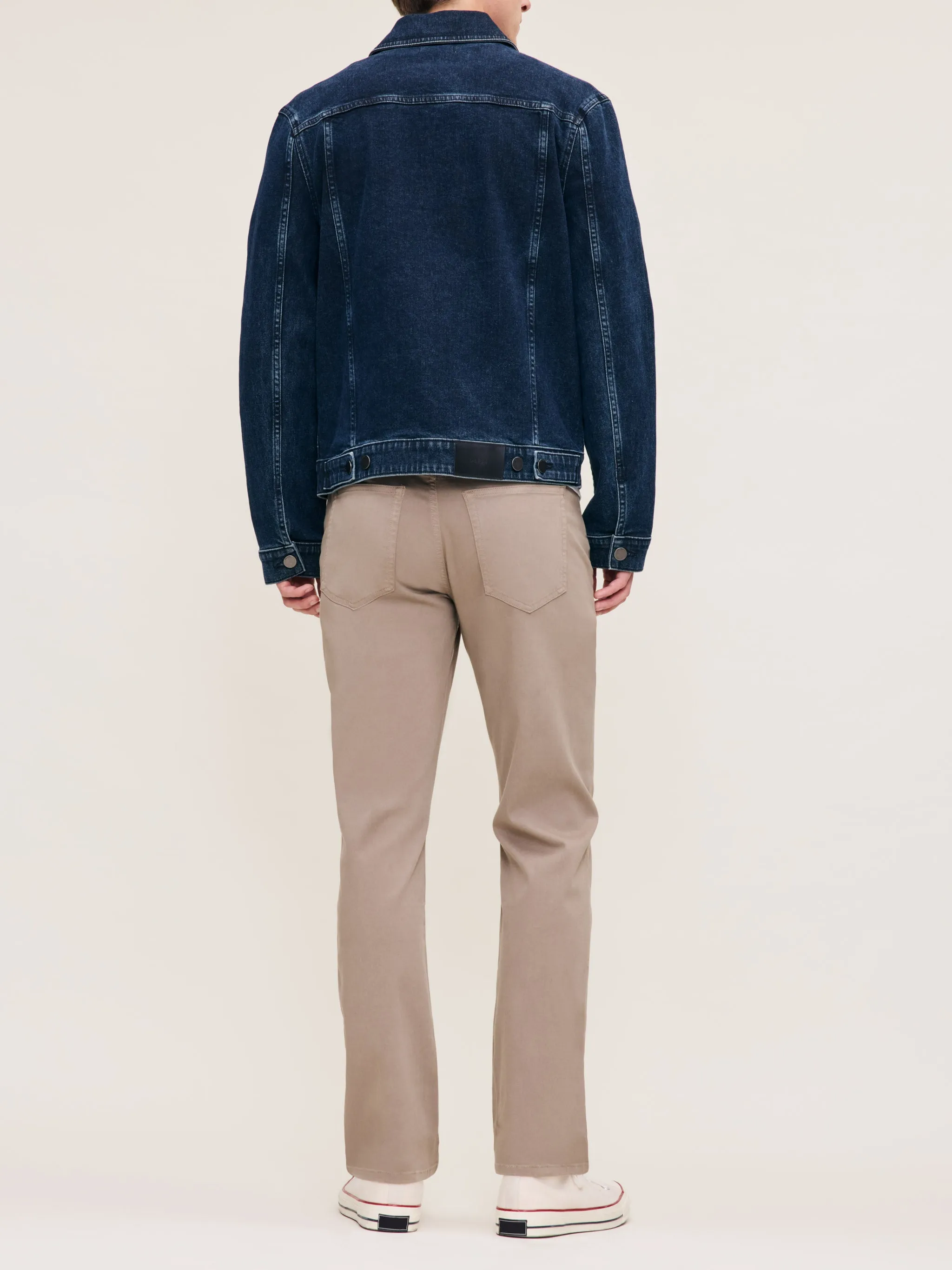 Russell Slim Straight Pants | Gravel sold by DL1961 product image thumbnail 3