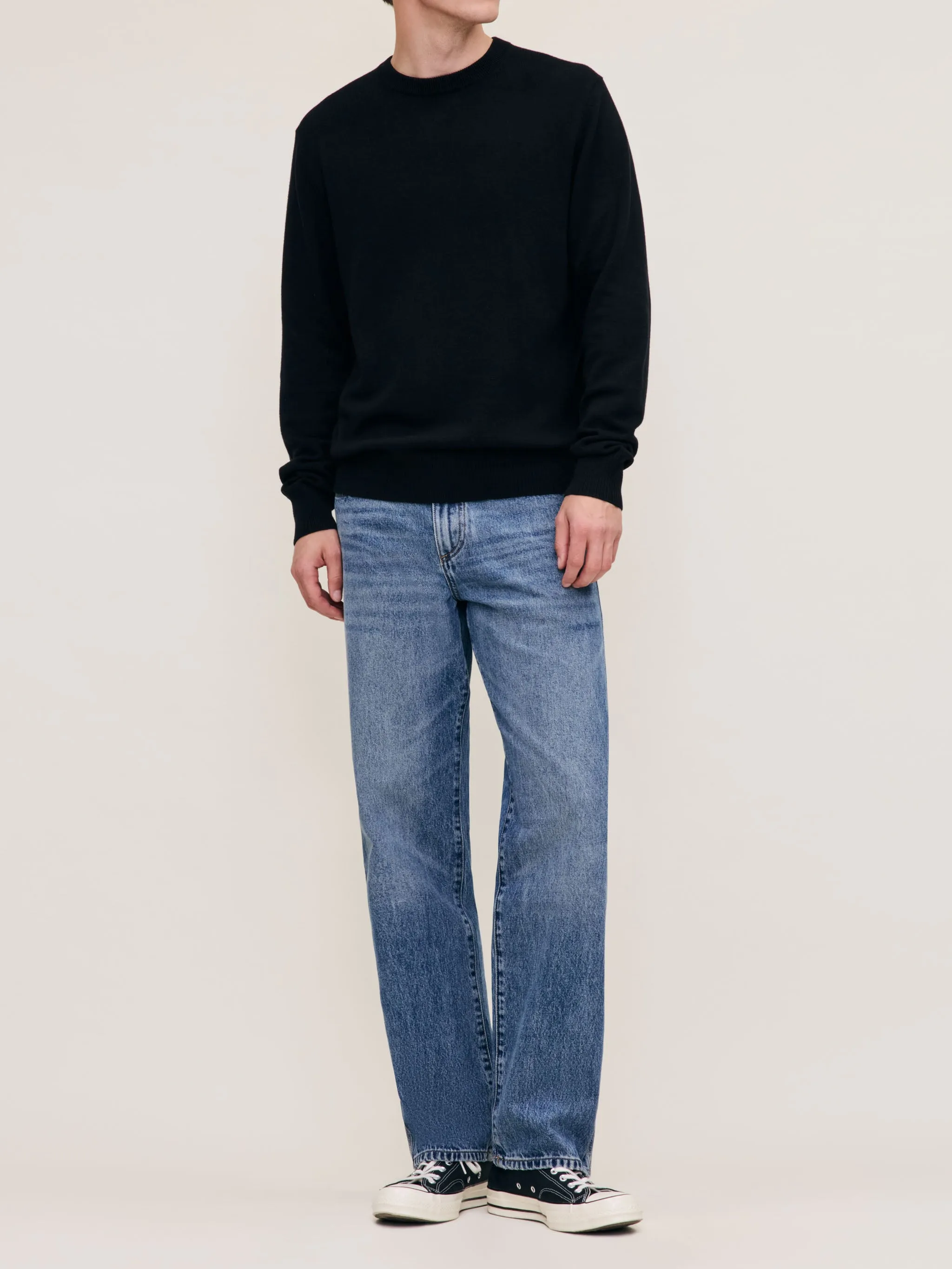 Classic Crewneck | Black sold by DL1961 product image thumbnail 3