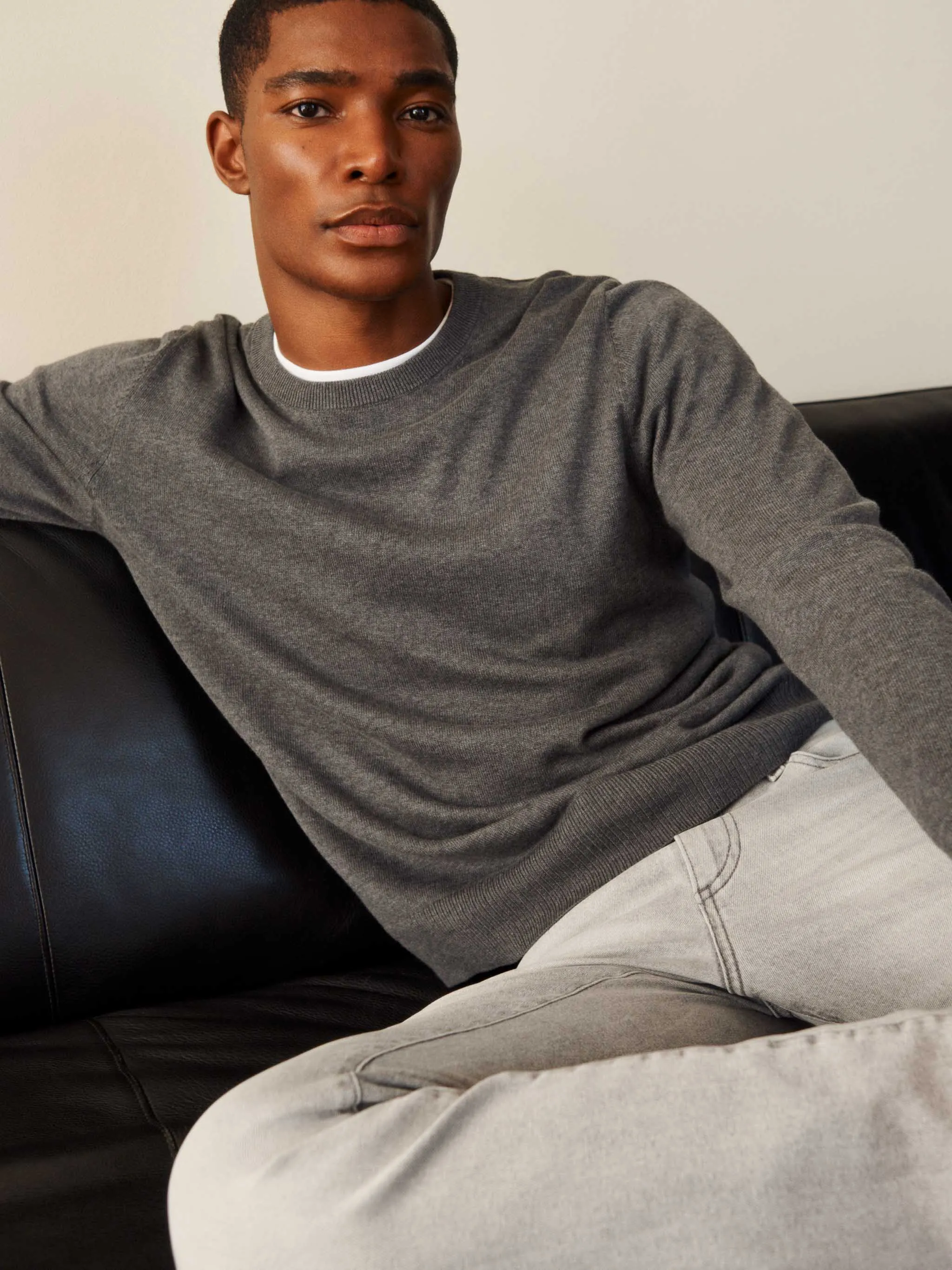 Classic Crewneck | Charcoal Grey sold by DL1961 product image thumbnail 2