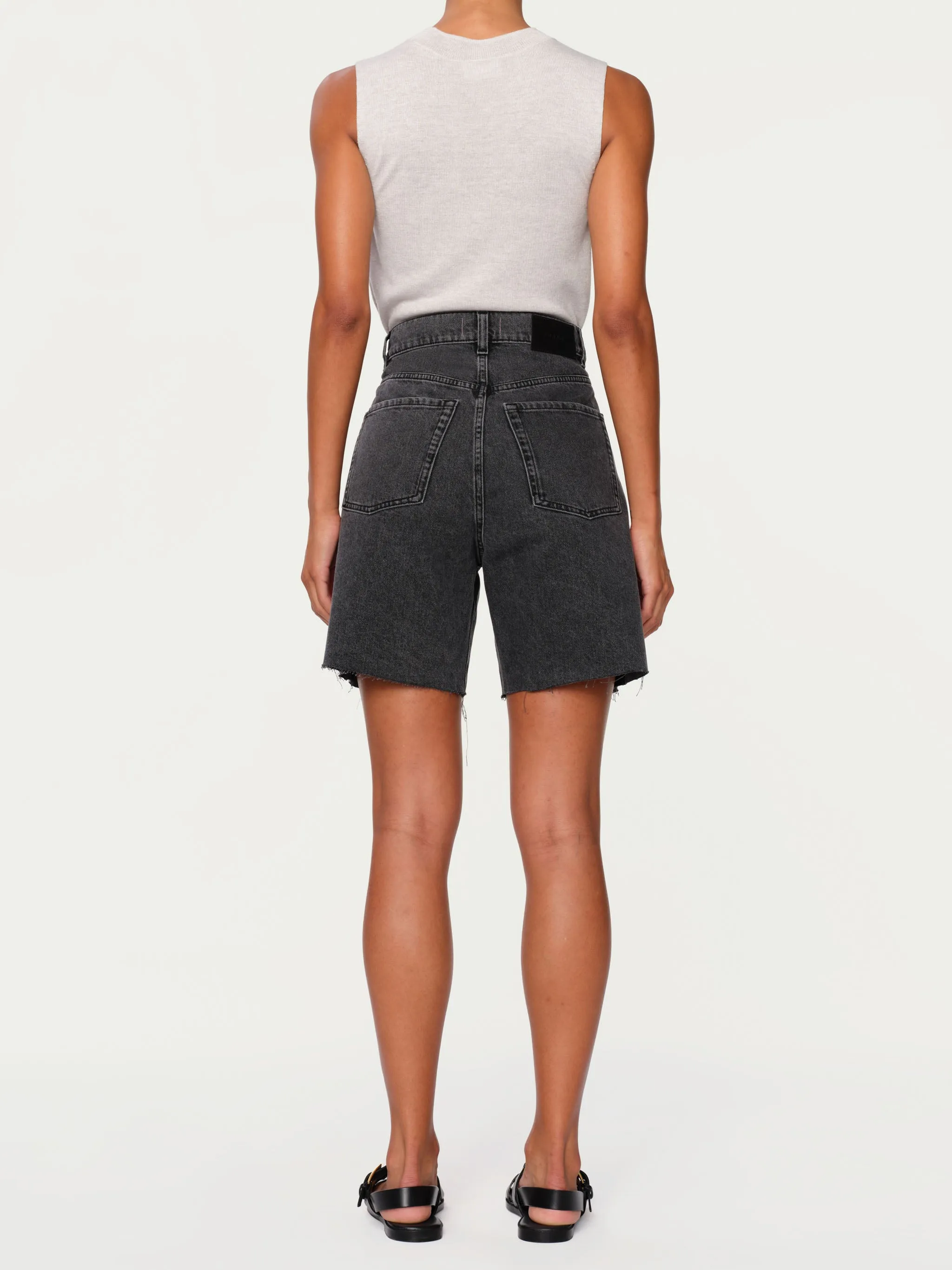 Taylor Jean Short Ultra High Rise 7" | Lt. Nightshade sold by DL1961 product image thumbnail 3