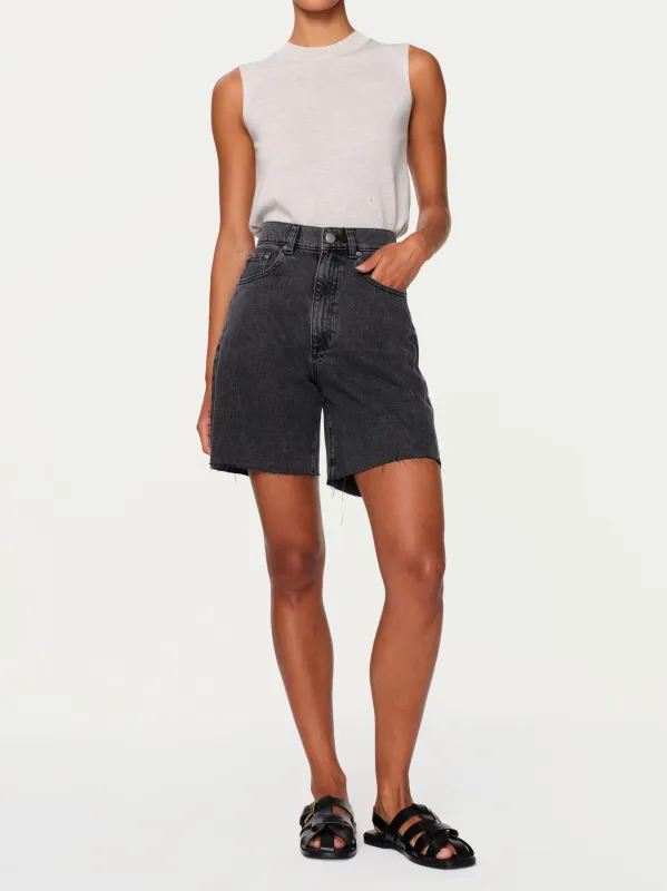 Taylor Jean Short Ultra High Rise 7" | Lt. Nightshade sold by DL1961