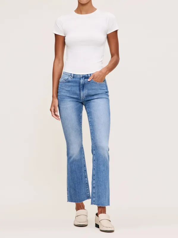 Bridget Boot High Rise Instasculpt™ Crop Jeans | Mansfield sold by DL1961