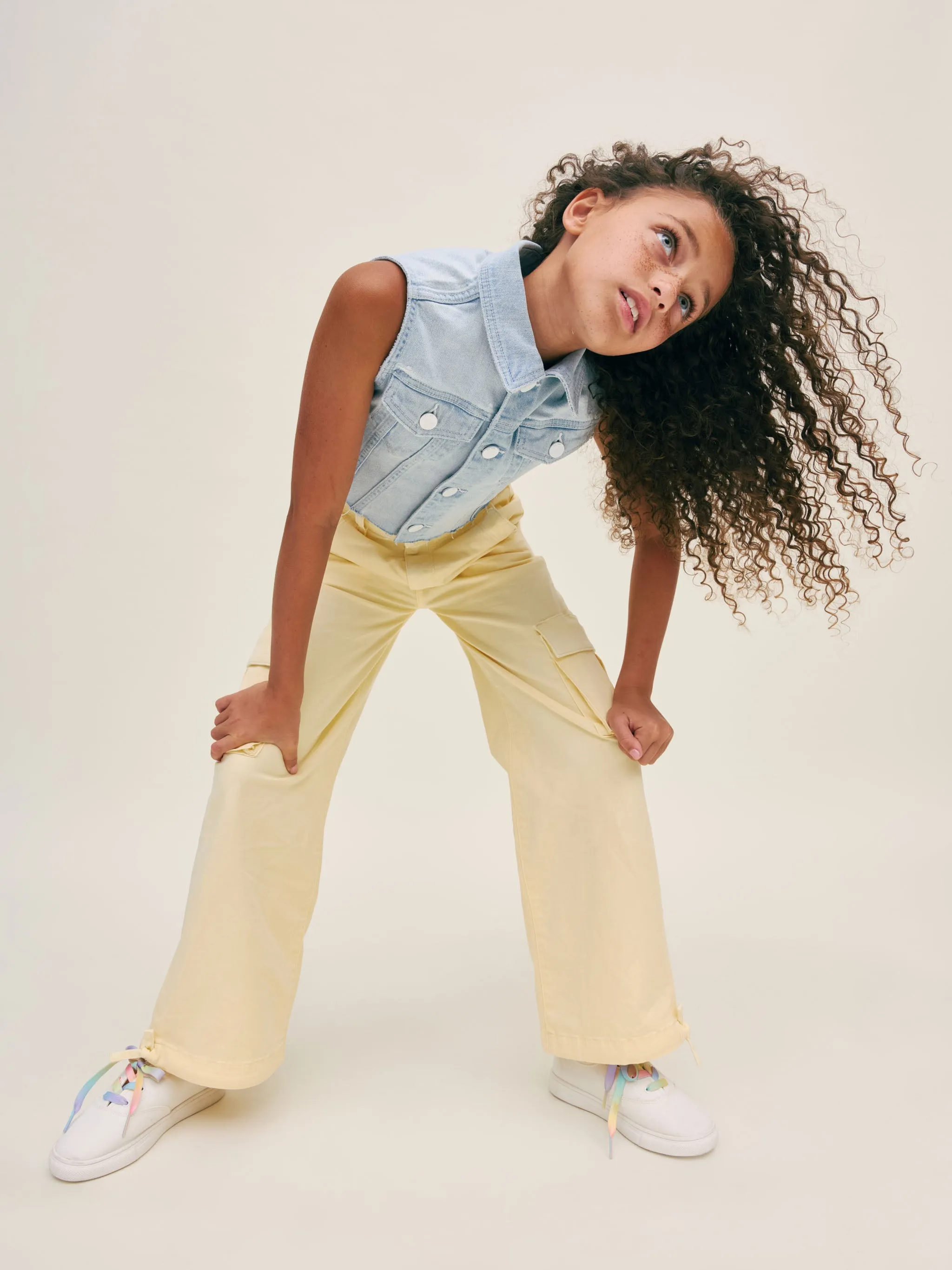 Lily Wide Leg Jogger | Citron sold by DL1961