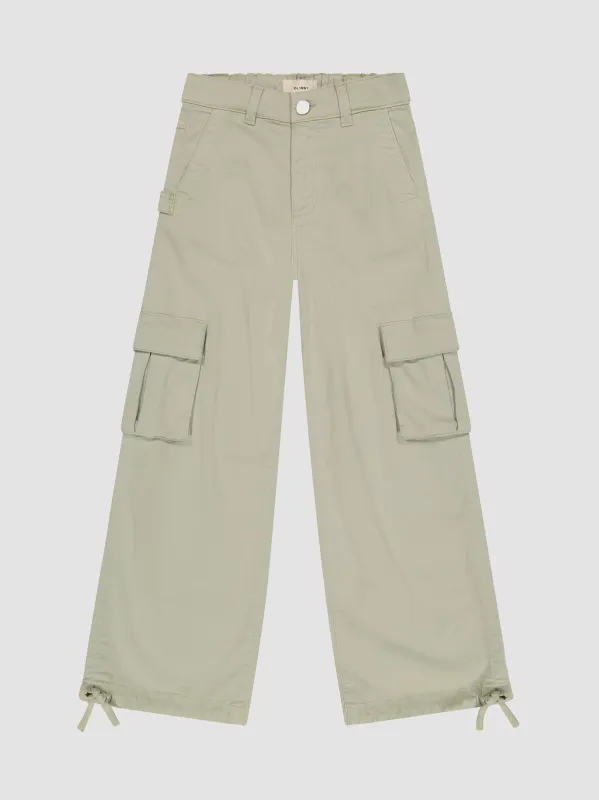 Lily Wide Leg Jogger | Dried Sage sold by DL1961