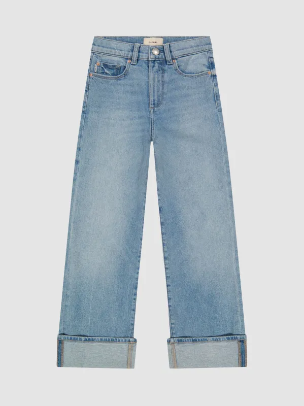 Lily Wide Leg | Ridge Cuffed sold by DL1961