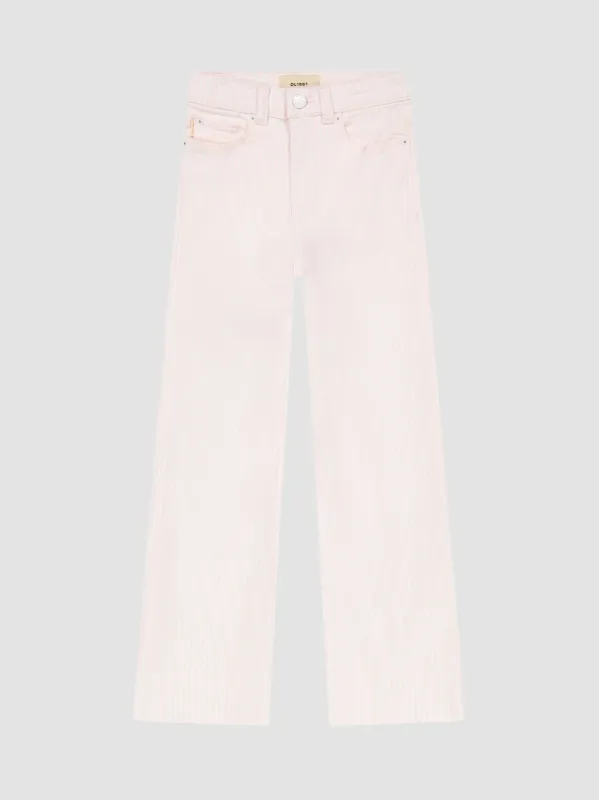 Lily Wide Leg | Pink Stripe sold by DL1961