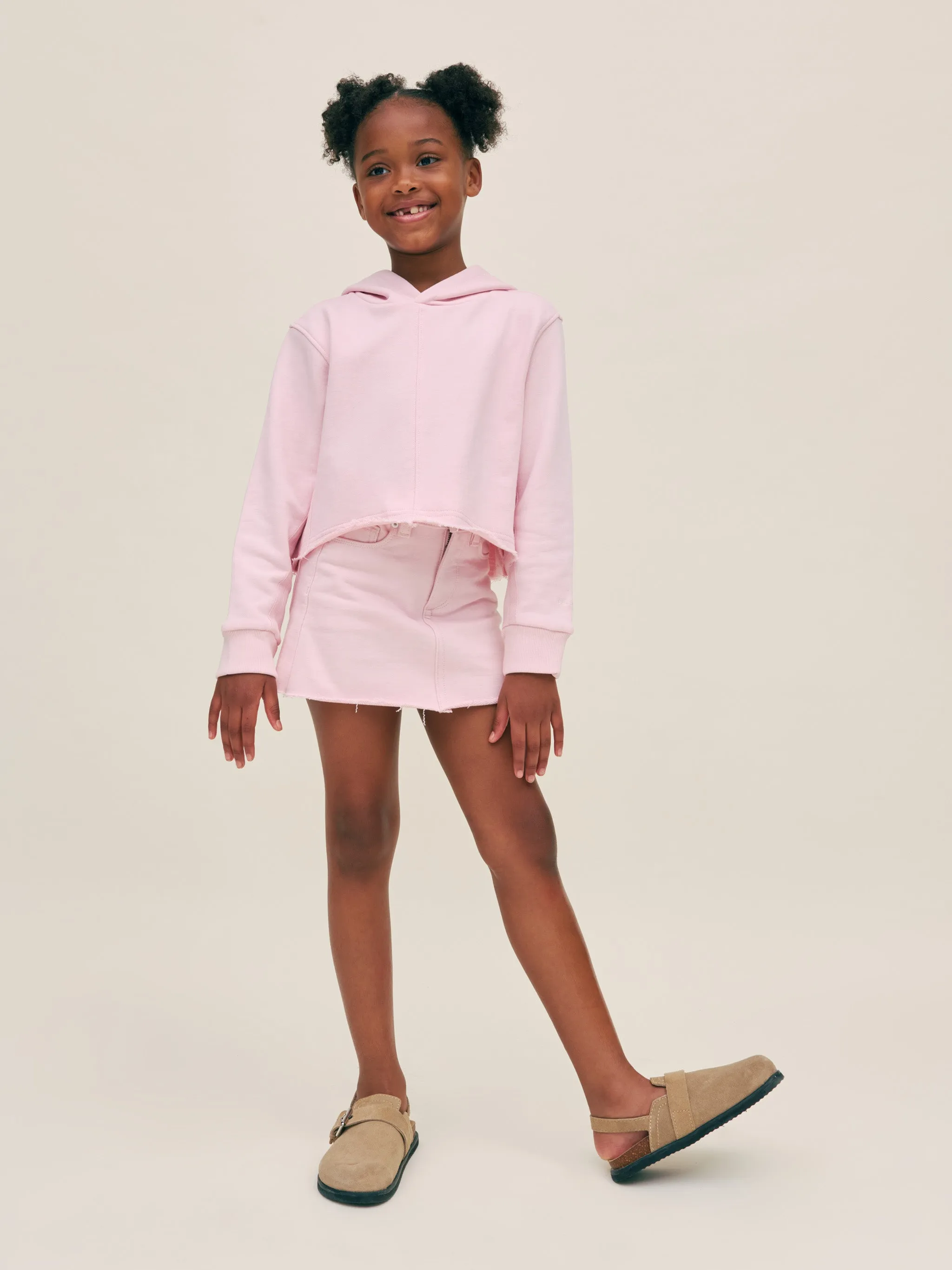 Jenny Mini Skirt | Shell Pink sold by DL1961