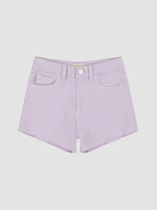 Lucy Shorts High Rise | Lilac Cloud sold by DL1961