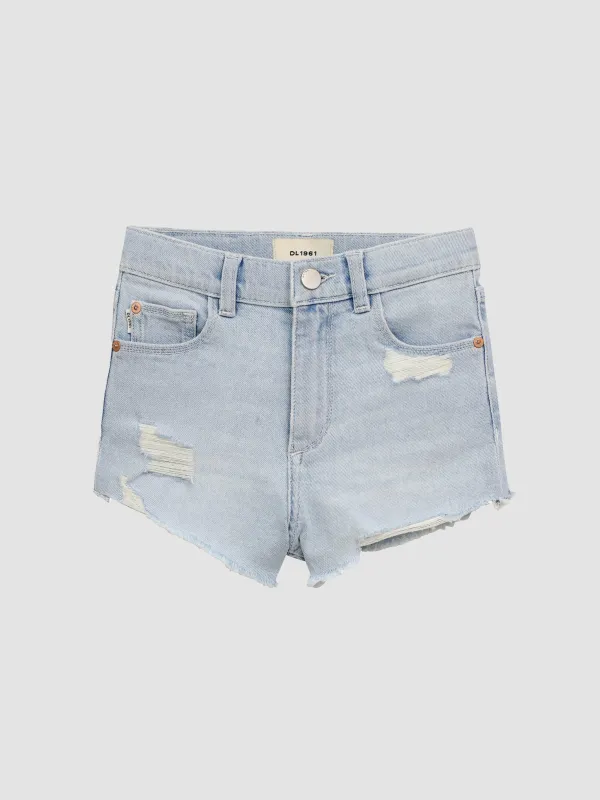 Lucy Jean Shorts High Rise Cut Off | Poolside Distressed sold by DL1961