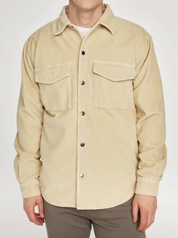 Hudson & Perry Shirt | Pale Oak Corduroy (Light Beige) made by DL1961