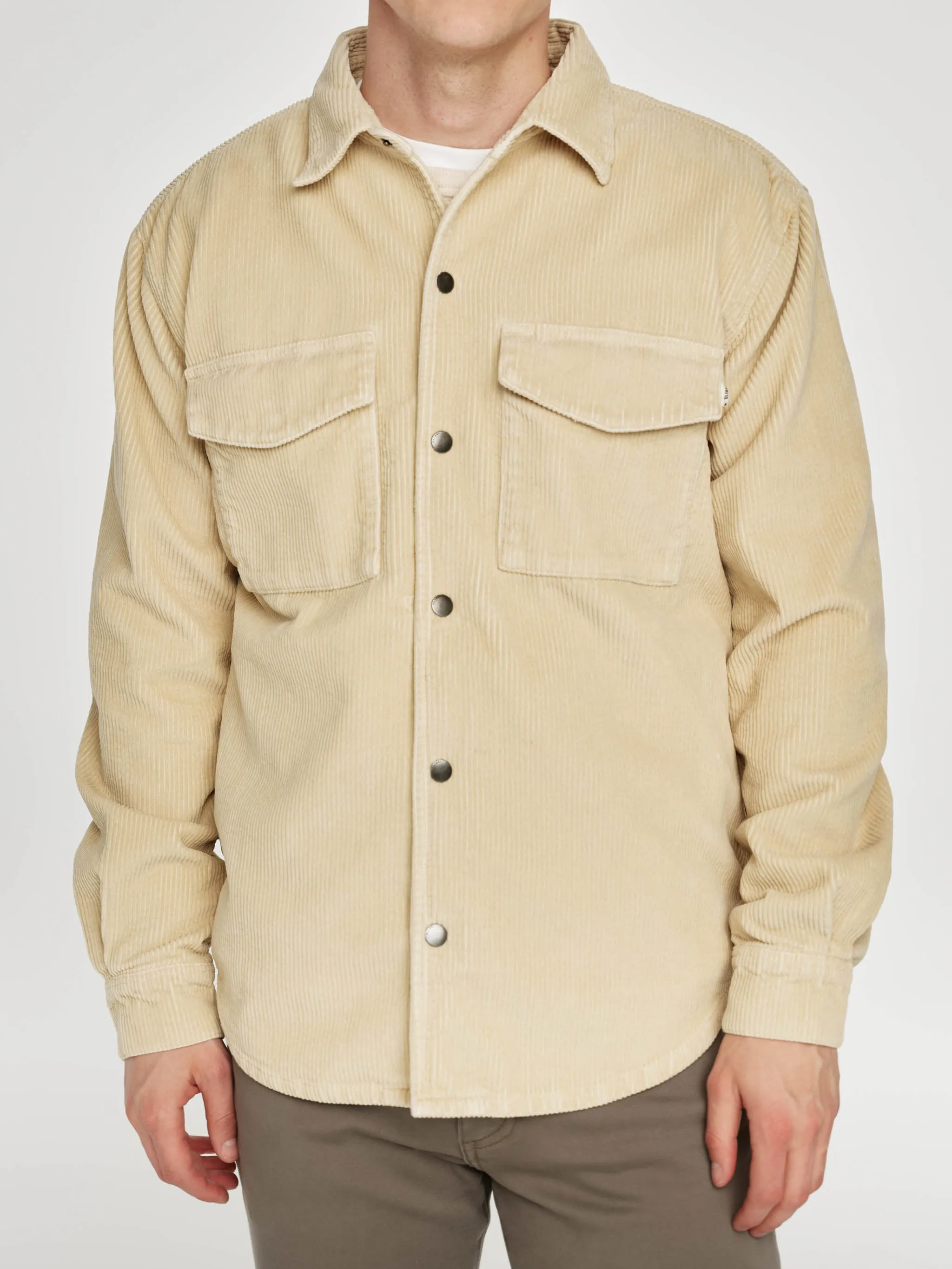 Hudson & Perry Shirt | Pale Oak Corduroy (Light Beige) sold by DL1961
