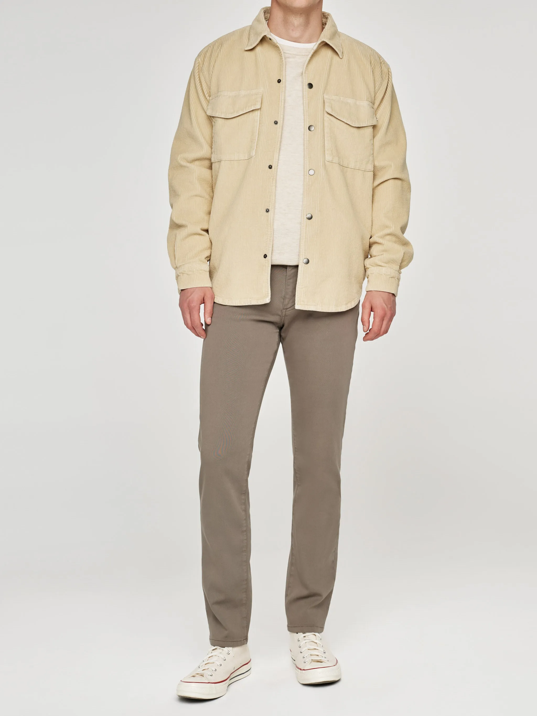 Hudson & Perry Shirt | Pale Oak Corduroy (Light Beige) sold by DL1961 product image thumbnail 2