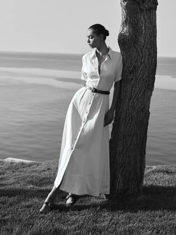 Montauk Dress Maxi | Flax Linen sold by DL1961