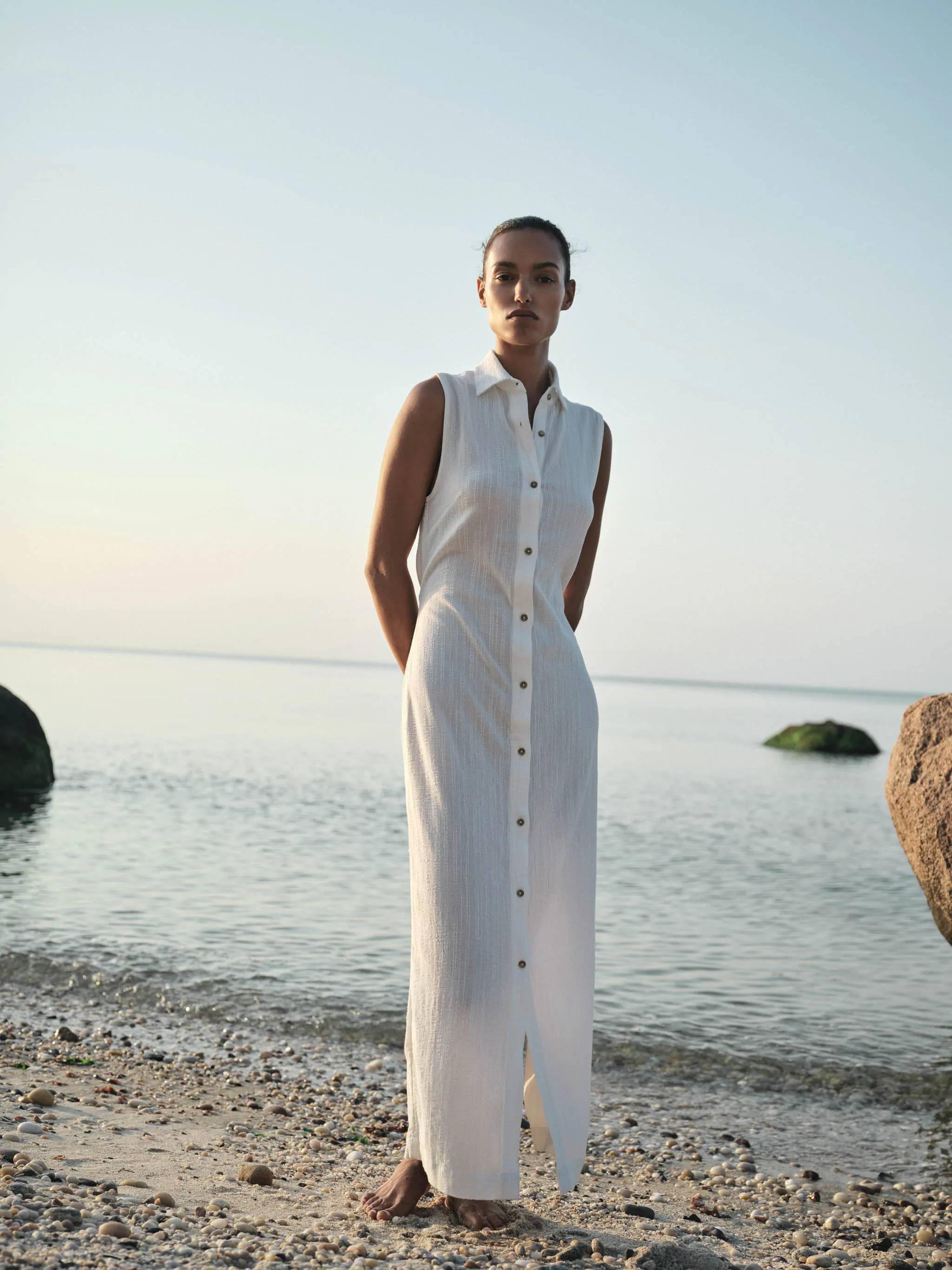 Ilana Dress | Cotton Gauze sold by DL1961