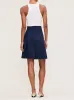 Pleated Skirt: Knee Length | Bright Navy sold by DL1961