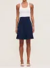 Pleated Skirt: Knee Length | Bright Navy sold by DL1961