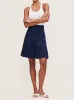 Pleated Skirt: Knee Length | Bright Navy sold by DL1961