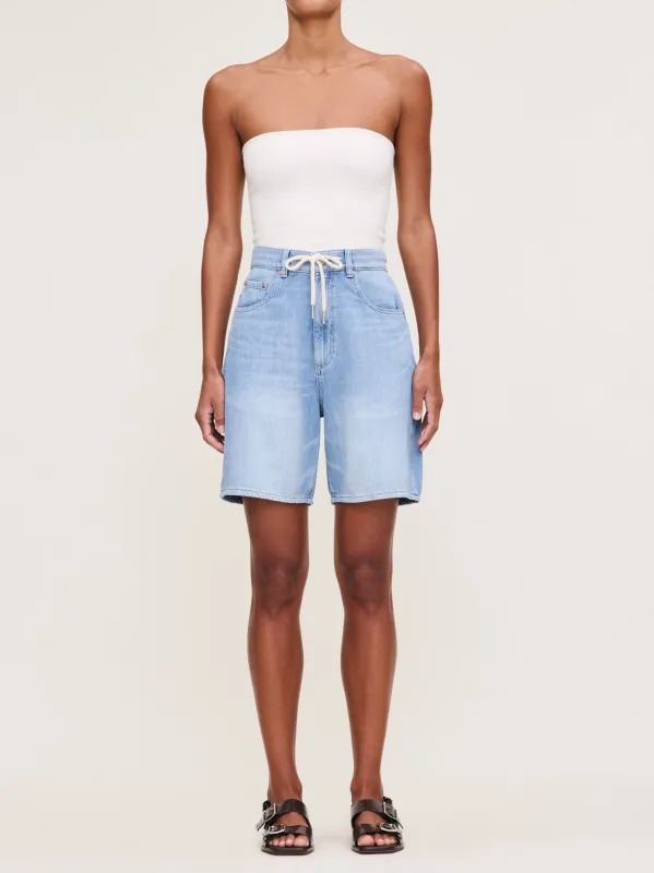 Taylor Drawstring Short: High Rise 7" | Beachwave sold by DL1961