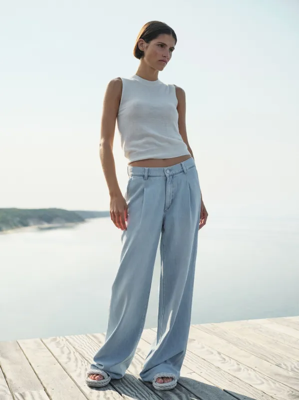 Isabel Wide Leg Mid Rise 31.5" | Poolside sold by DL1961