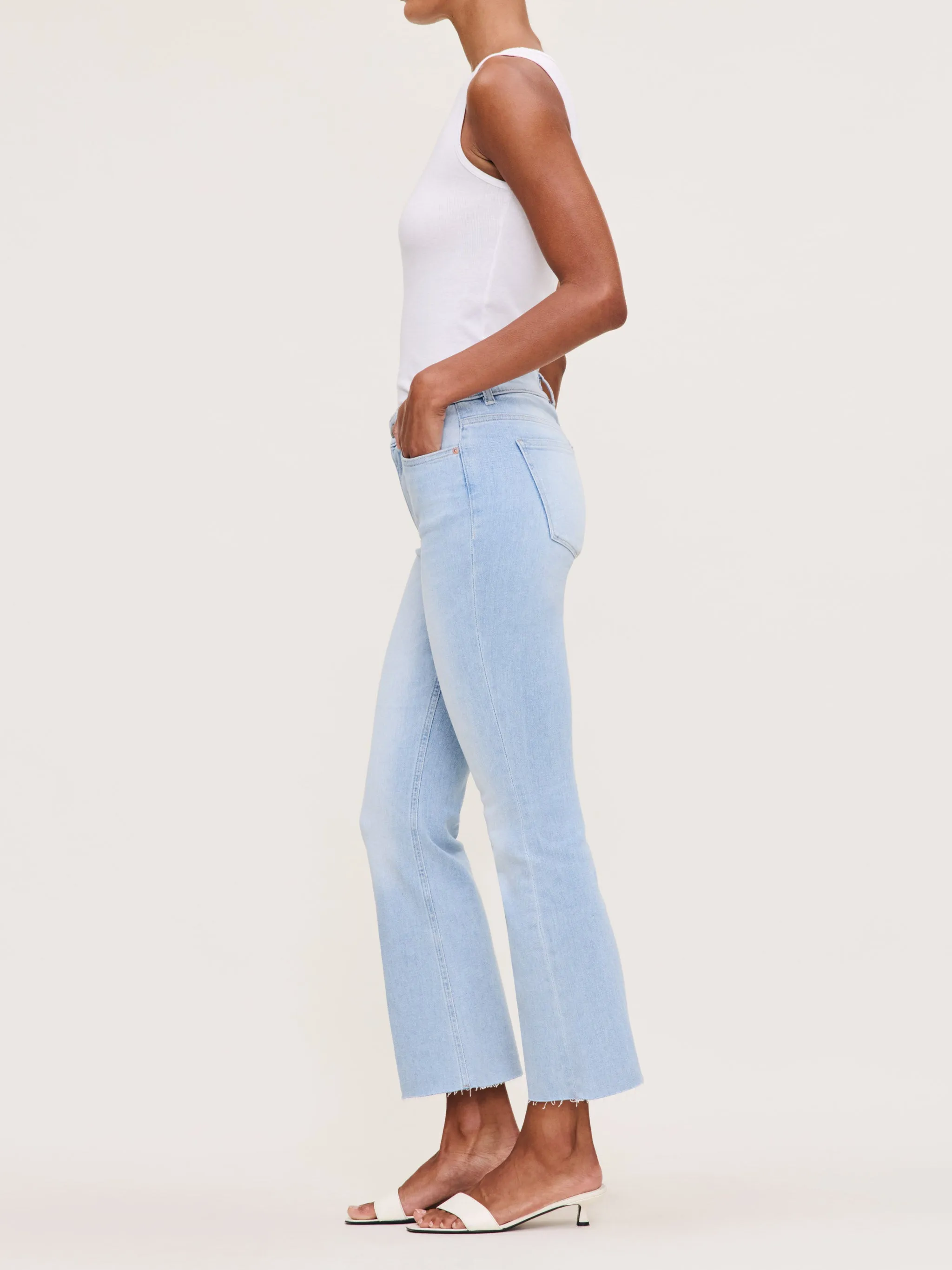 Bridget Boot High Rise Instasculpt Crop | Waterfront sold by DL1961 product image thumbnail 3