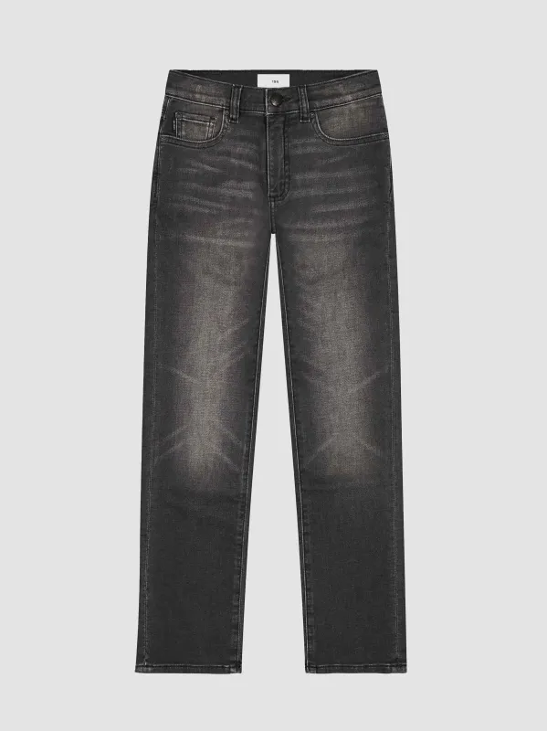 Brady Slim Pants | Washed Black Knit sold by DL1961