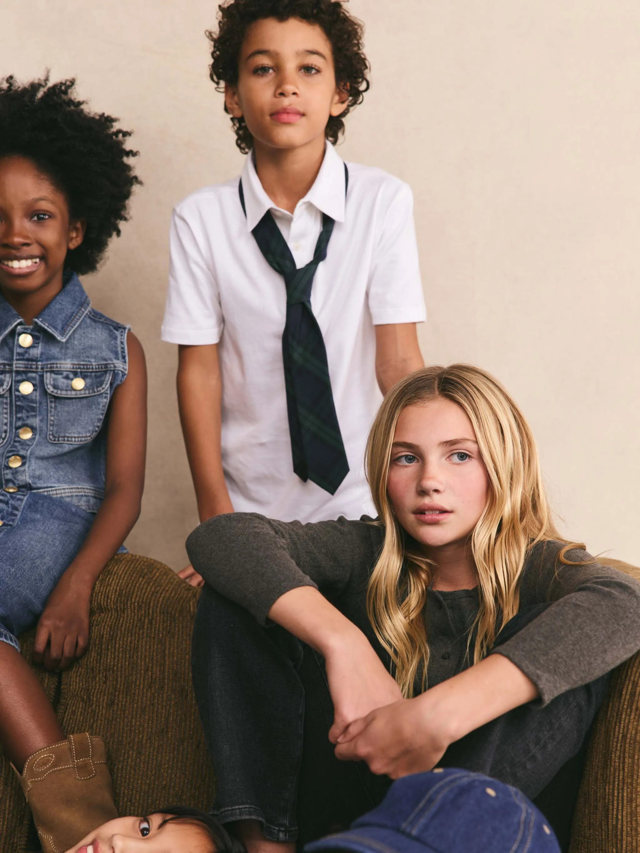 Short Sleeve Polo | White sold by DL1961