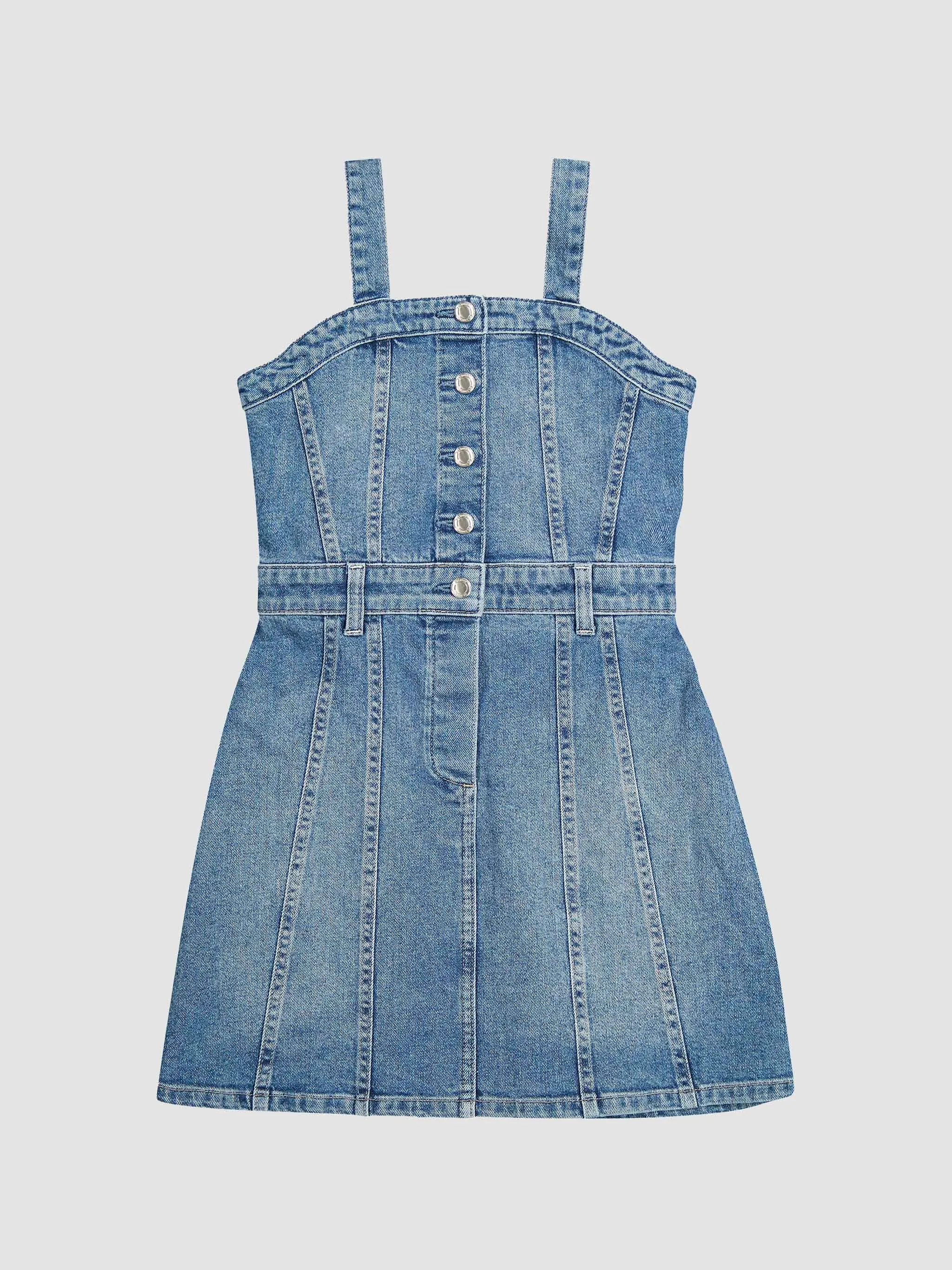 Trucker Mini Dress | Meadow Lake sold by DL1961