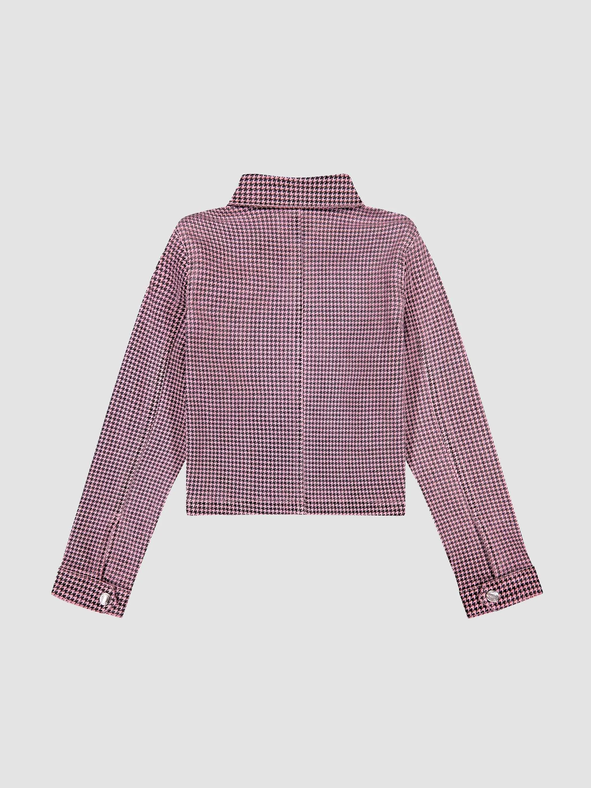 Manning Jacket | Pink Houndstooth sold by DL1961 product image thumbnail 3