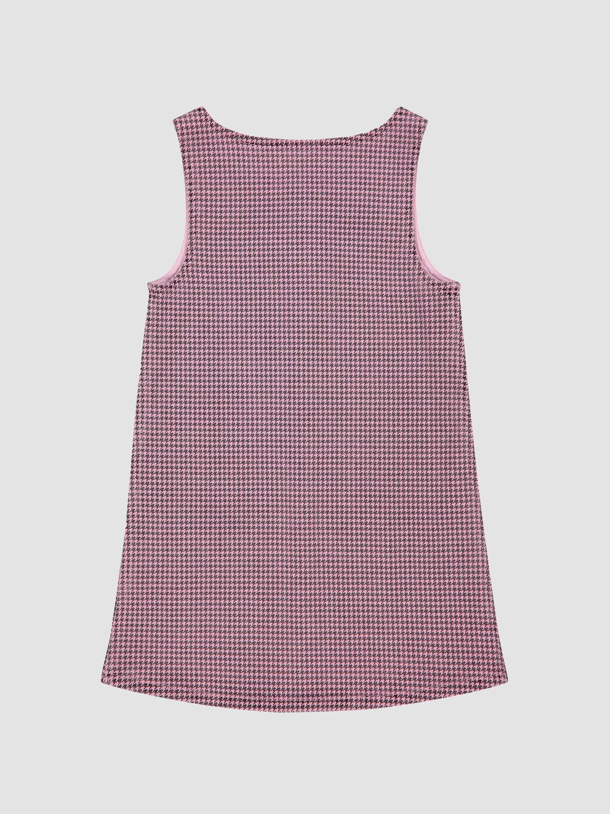 Hana Dress | Pink Houndstooth sold by DL1961 product image thumbnail 3
