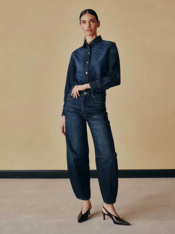 Miro Barrel High Rise 28" Jeans |  Ventura sold by DL1961