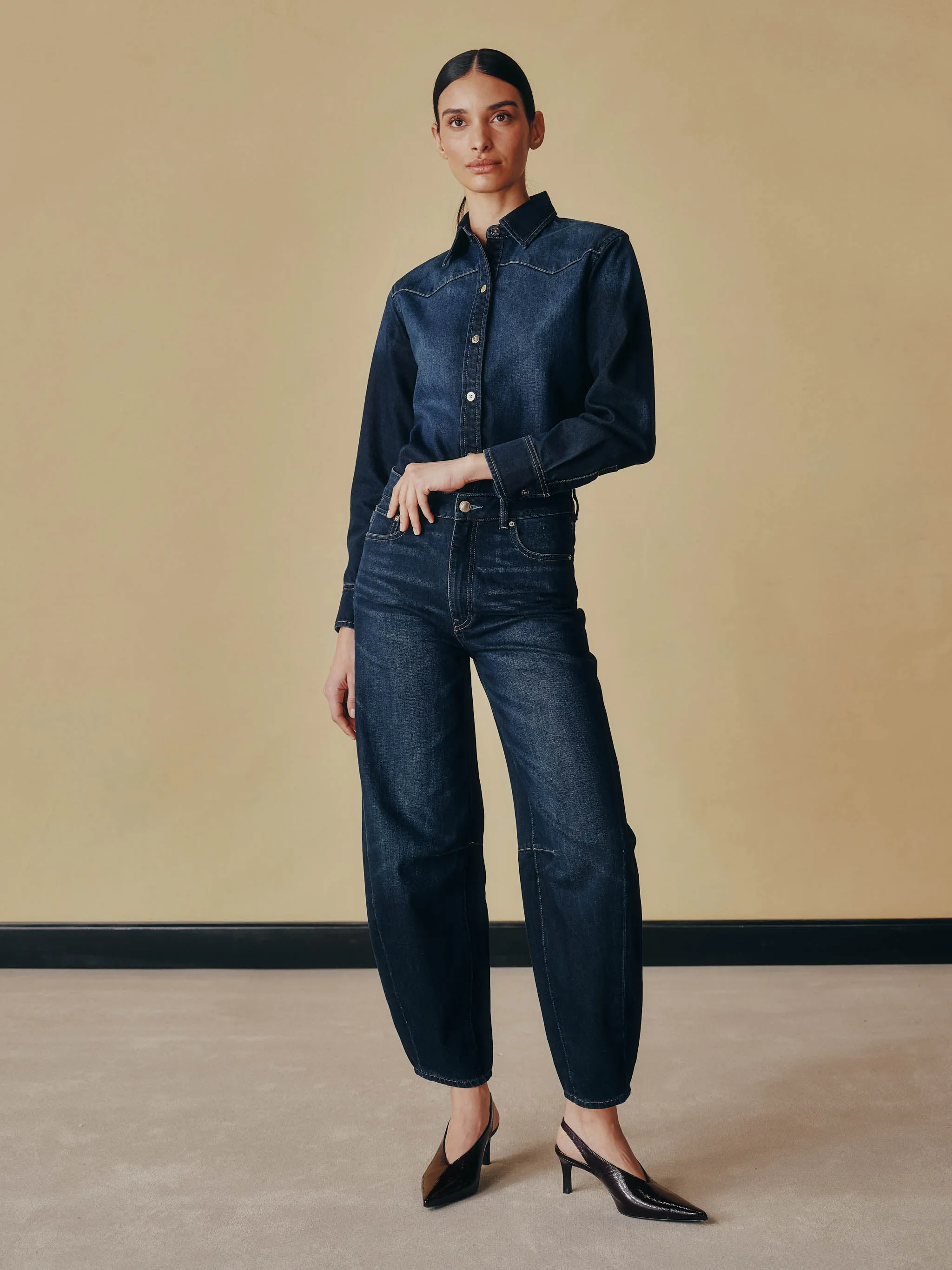 Miro Barrel High Rise 28" Jeans | Ventura sold by DL1961