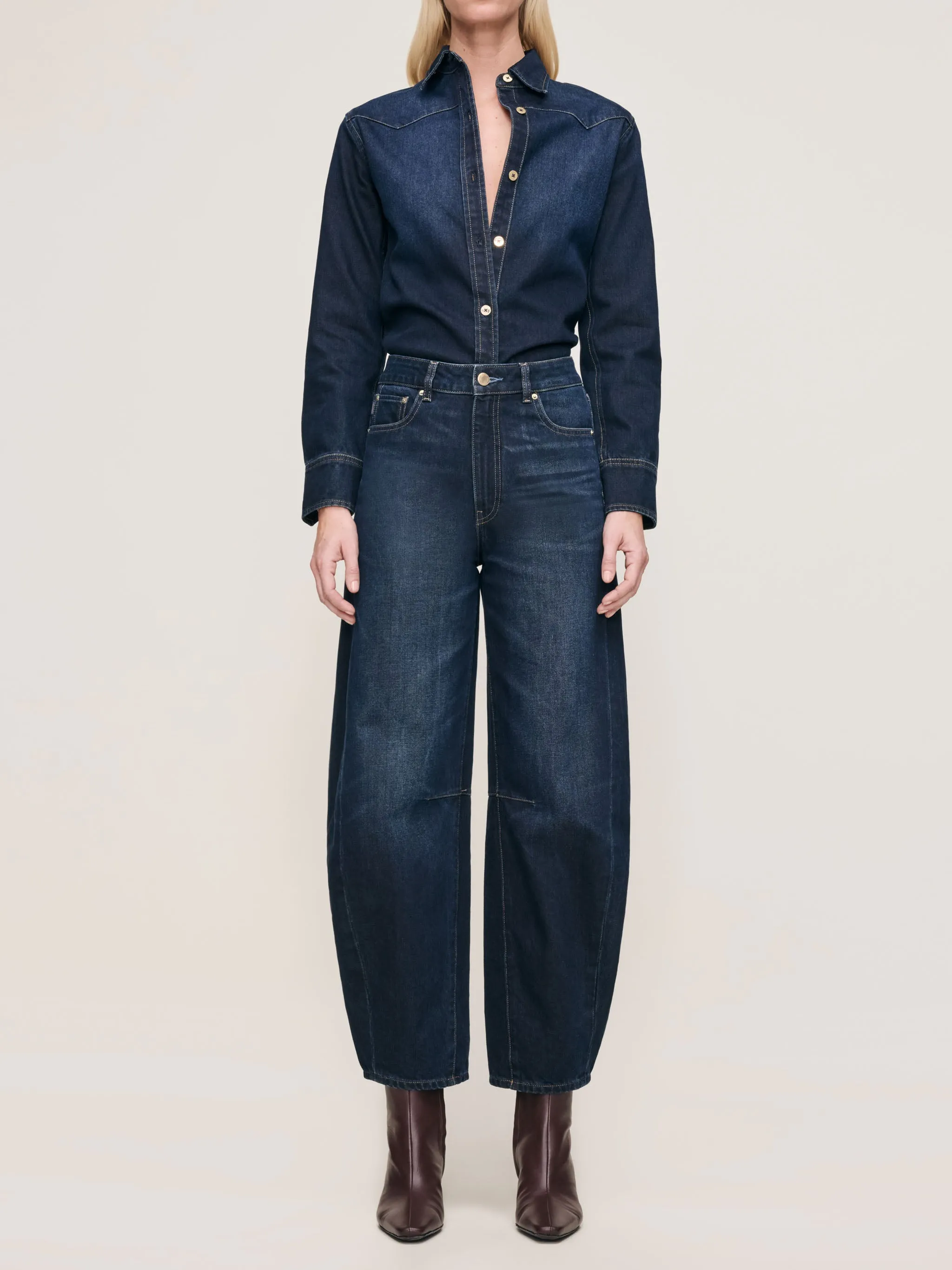Miro Barrel High Rise 28" Jeans | Ventura sold by DL1961 product image thumbnail 5