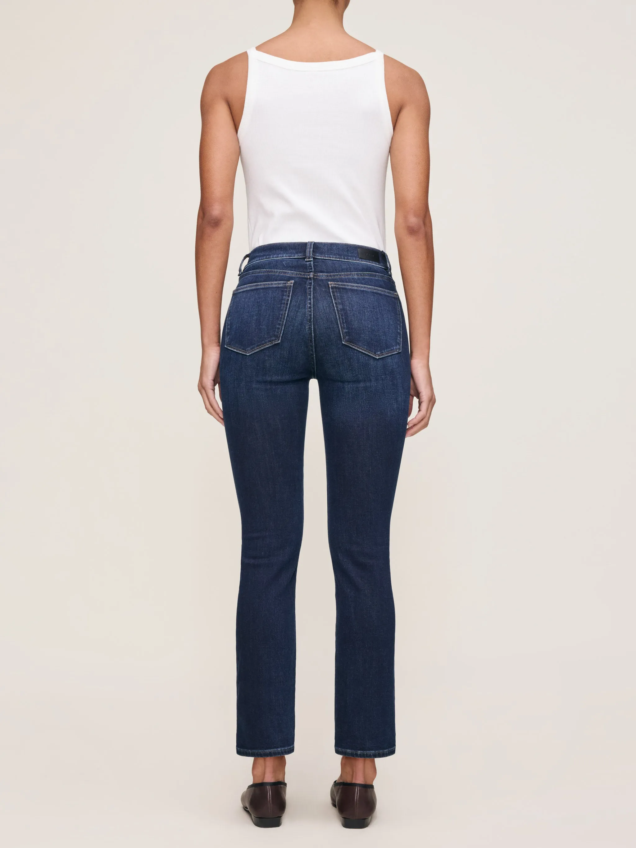 Mara Straight Mid Rise Instasculpt™ Ankle Jeans | Eastside sold by DL1961 product image thumbnail 3