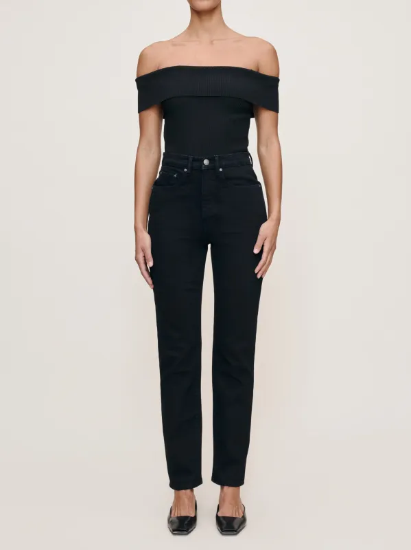 Kristy Cigarette High Rise 29" Jeans | Black sold by DL1961
