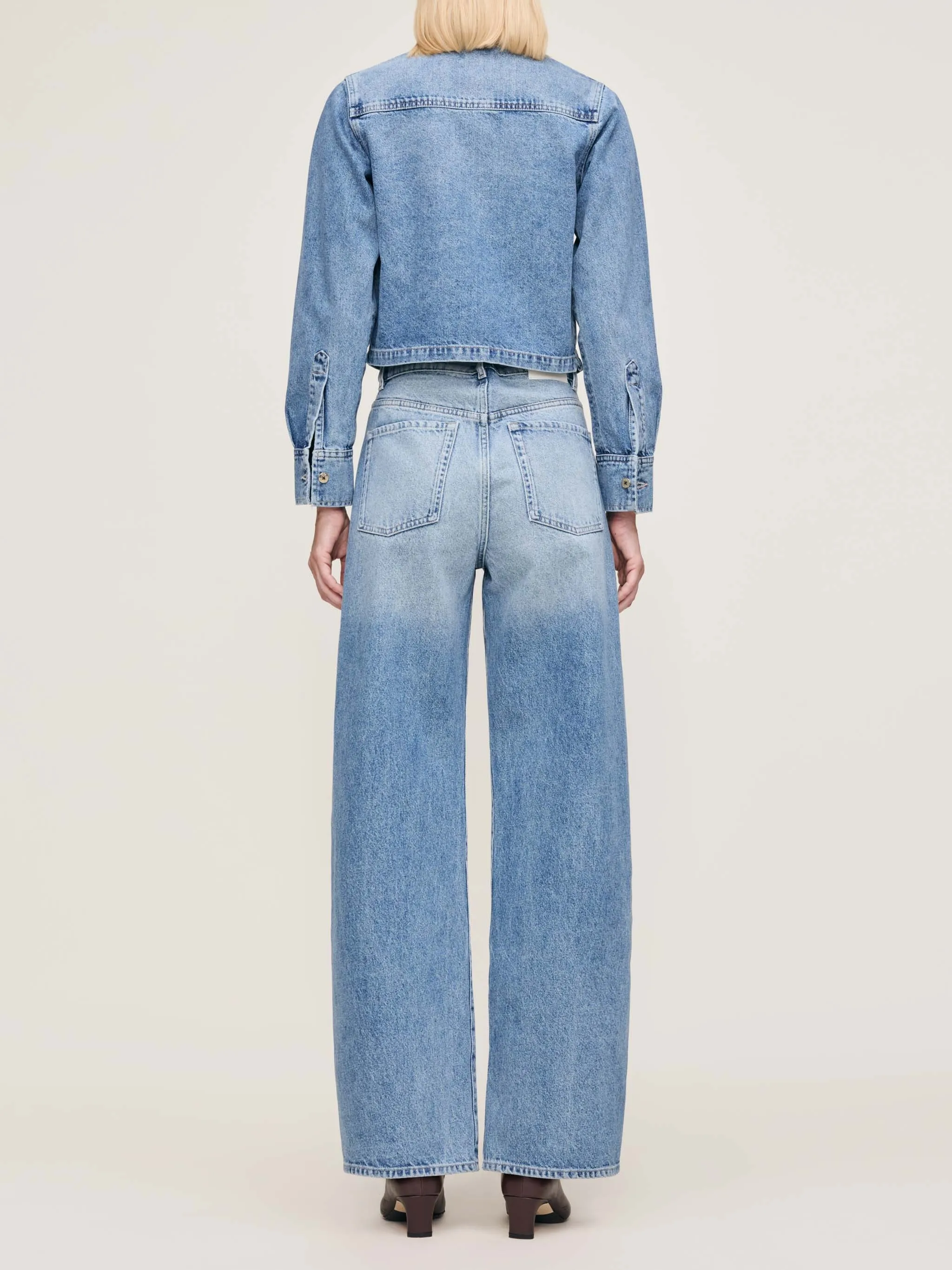 Taylor Relaxed Barrel Ultra High Rise 31" Jeans | Salt Lake sold by DL1961 product image thumbnail 4