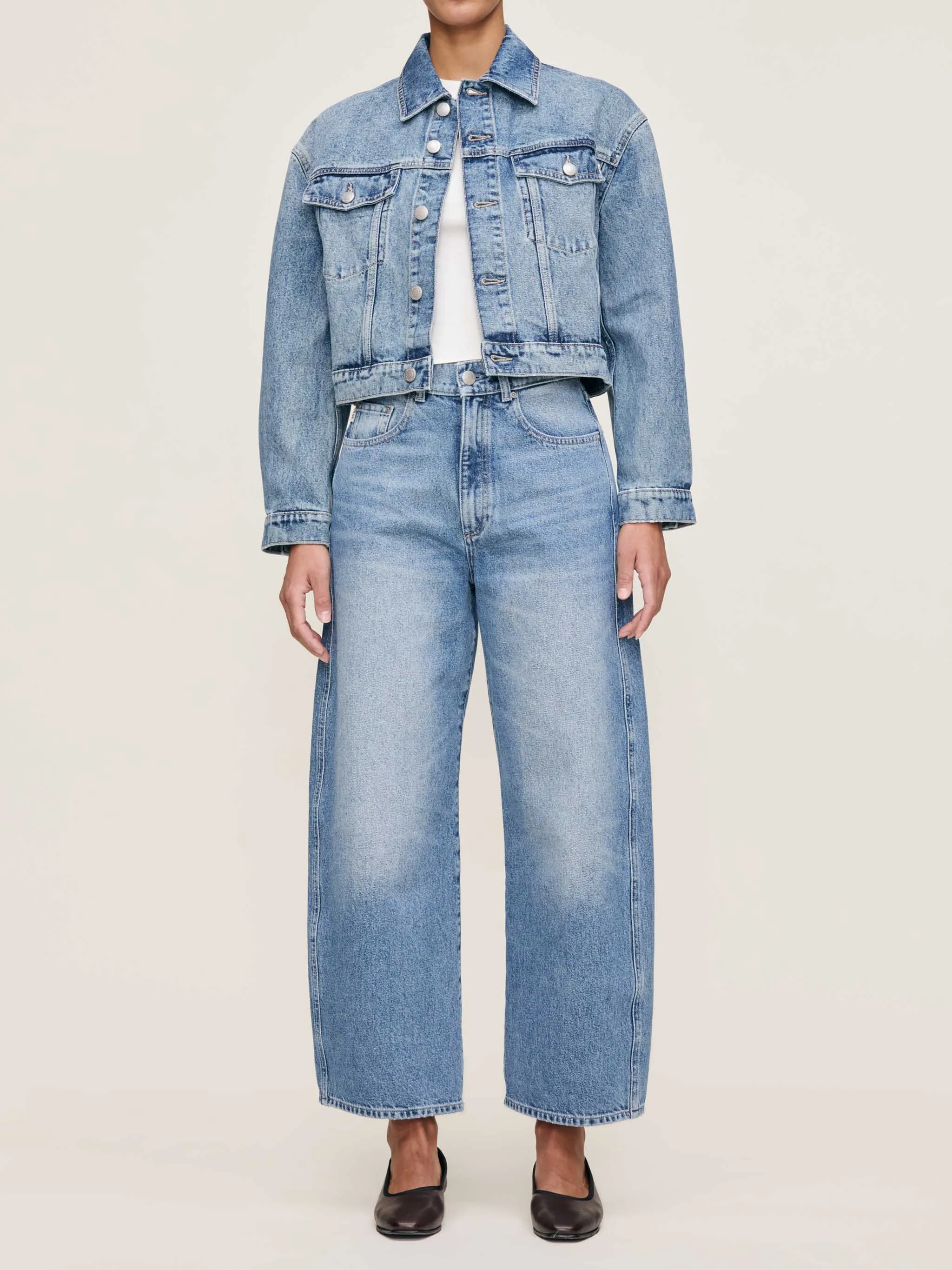 Taylor Relaxed Barrel Ultra High Rise 27" Jeans | Salt Lake sold by DL1961 product image thumbnail 4