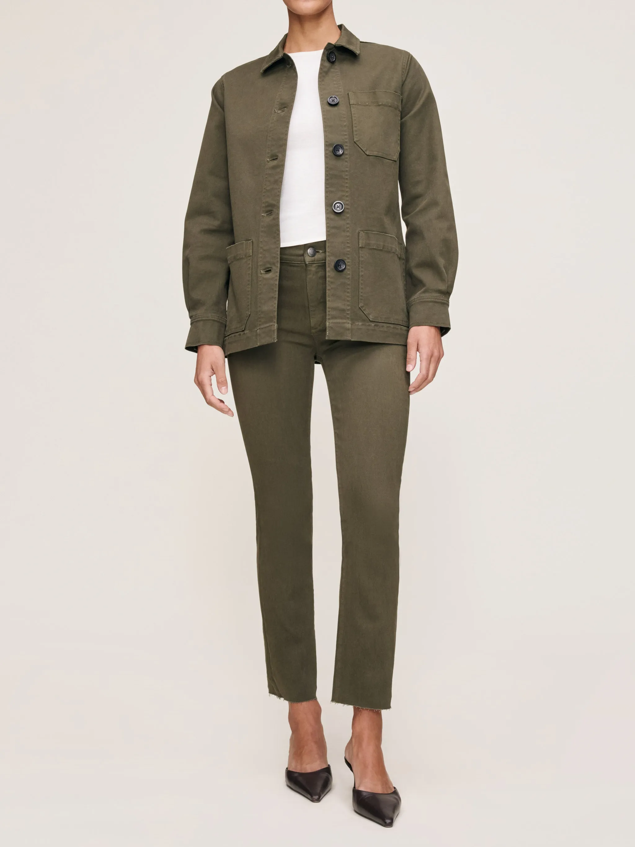 Mara Straight Mid Rise Instasculpt™ Ankle Jeans | Trellis sold by DL1961 product image thumbnail 5