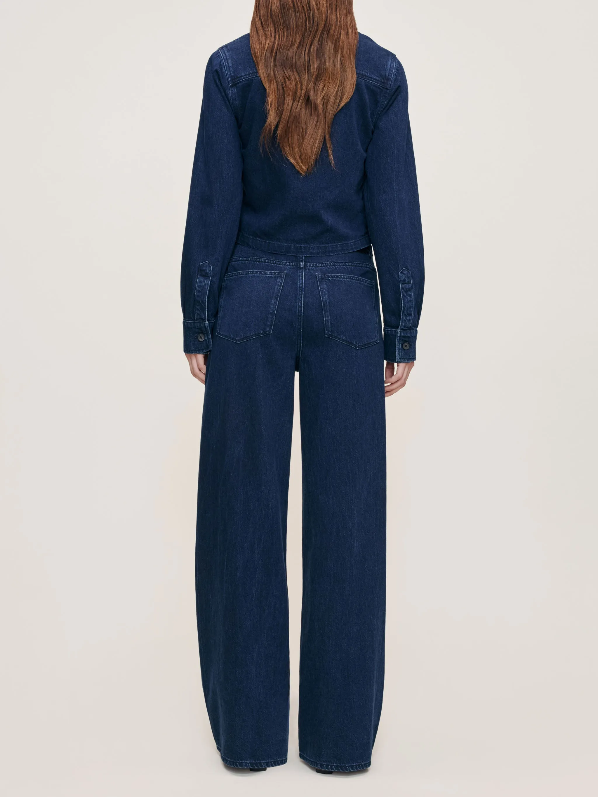 Isabel Wide Leg 31.5" Jeans | Rain Storm sold by DL1961 product image thumbnail 4