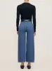 Hepburn Wide Leg High Rise Ankle Jeans | Del Ray sold by DL1961