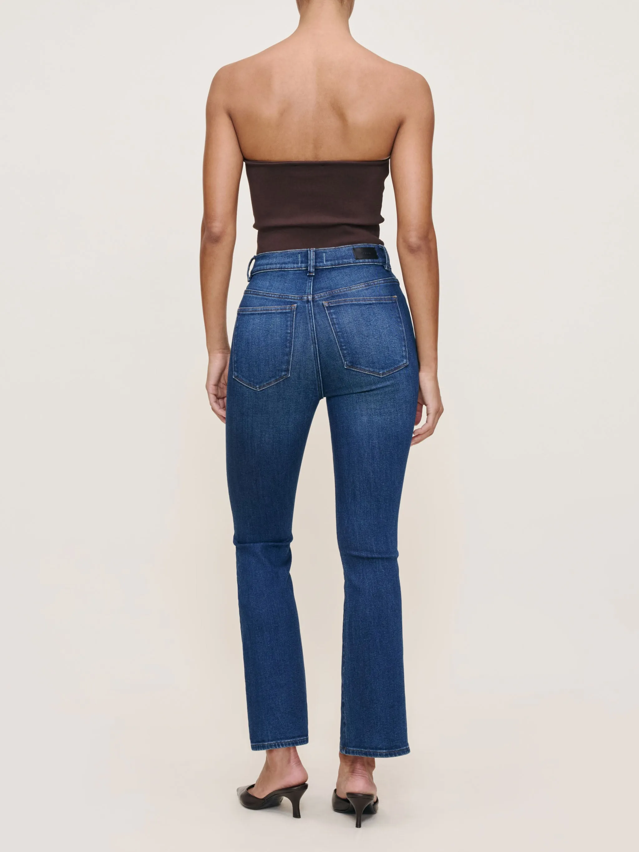 Bridget Boot High Rise Instasculpt™ Crop Jeans | Raindrop sold by DL1961 product image thumbnail 3