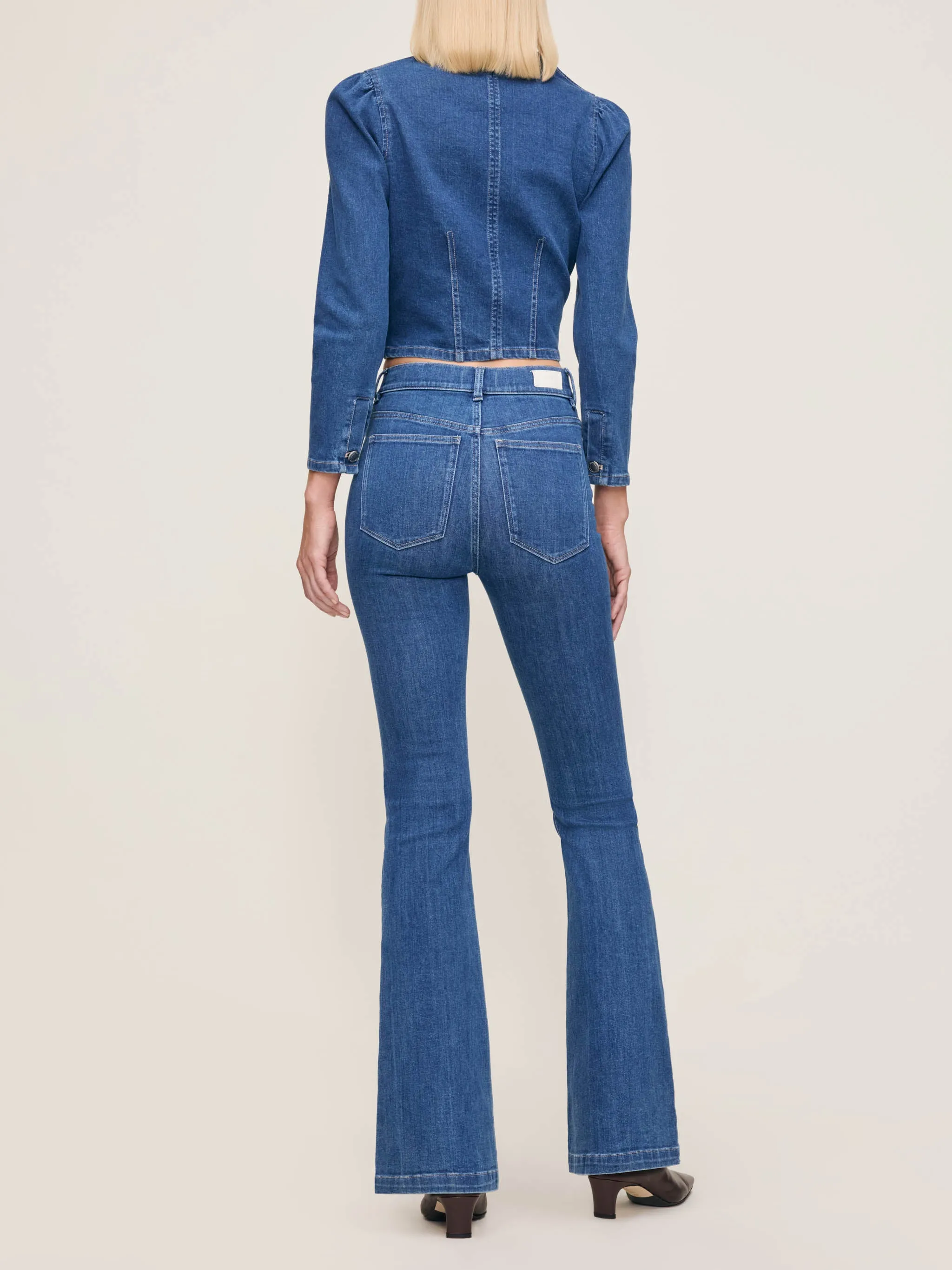 Bridget Boot High Rise Instasculpt™ 33" Jeans | Blue Water sold by DL1961 product image thumbnail 3