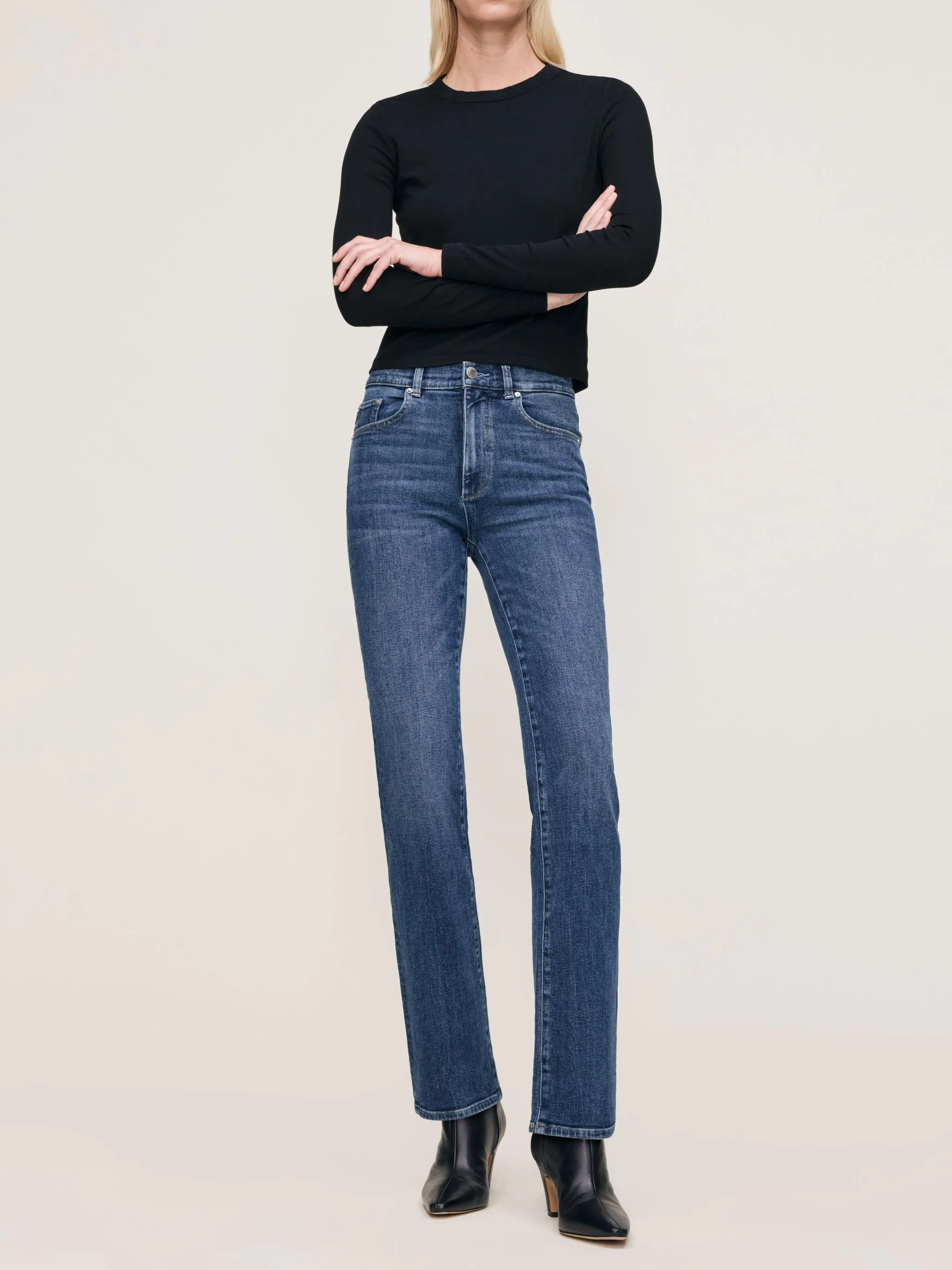 Shrunken Tee Long Sleeve | Black sold by DL1961 product image thumbnail 3